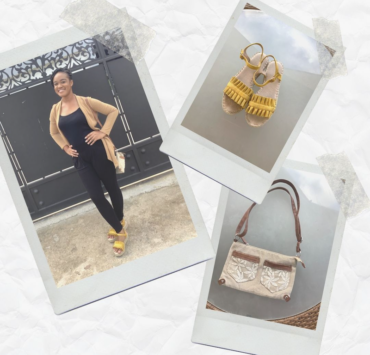 My #OOTD: Cardigan, Tank Top, Black Leggings, Yellow Sandals & Cloth Purse My #OOTD: Cardigan, Tank Top, Black Leggings, Yellow Sandals & Cloth Purse