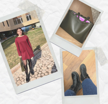 My Tuesday #OOTD: Red Dress, Black Boots & Green Bag My Tuesday #OOTD: Red Dress, Black Boots & Green Bag