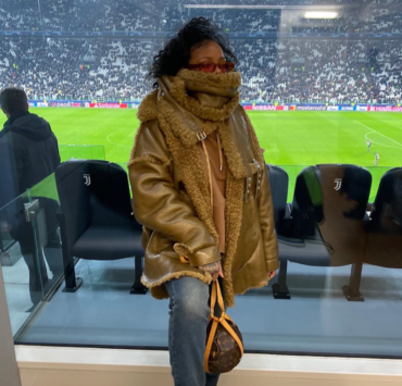 Look for Less: Rihanna’s Oversized Shearling Coat Look for Less: Rihanna’s Oversized Shearling Coat