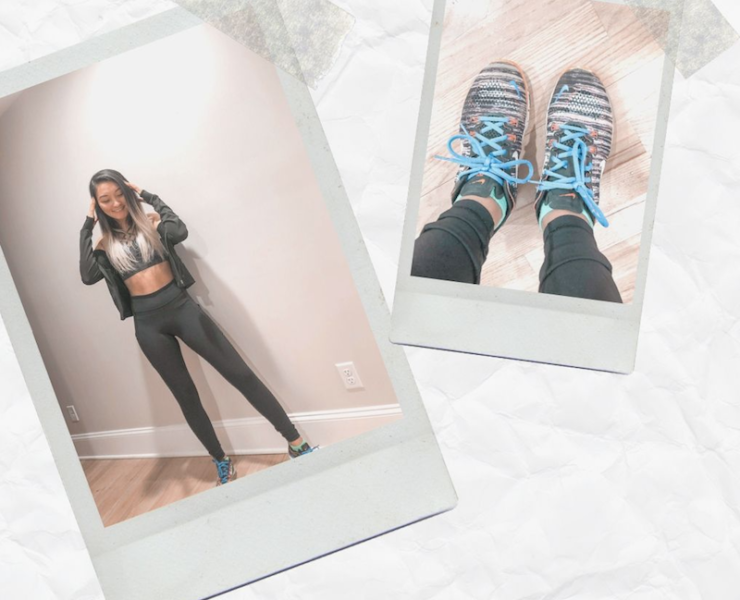 My Sunday #OOTD: Sports Bra, Workout Zip-Up, Leggings & Running Shoes