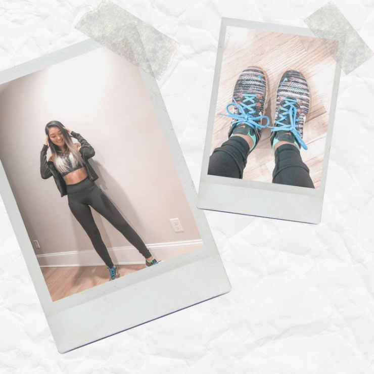 My Sunday #OOTD: Sports Bra, Workout Zip-Up, Leggings & Running Shoes