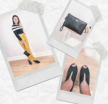 My Thursday #OOTD: Striped Sweater, High Waist Pants, Suede Heels & Leather Wristlet My Thursday #OOTD: Striped Sweater, High Waist Pants, Suede Heels & Leather Wristlet