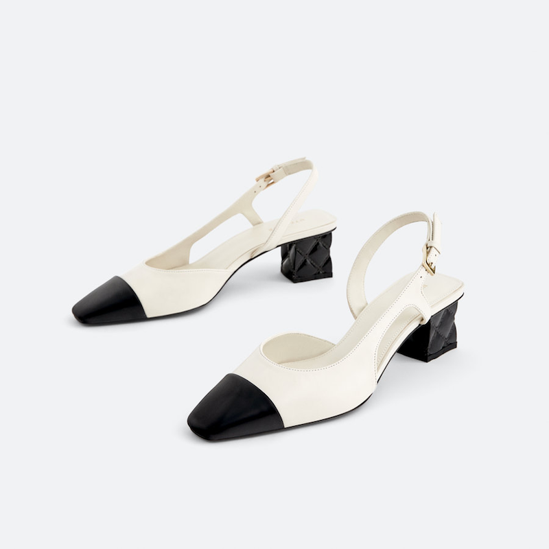 Look for Less: Chanel Bicolor Slingbacks – ROOSTERGNN Global News Network