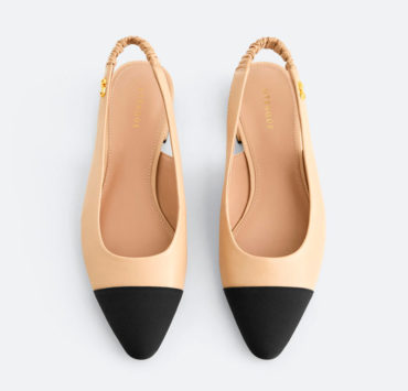 Look for Less: Chanel Bicolor Slingbacks