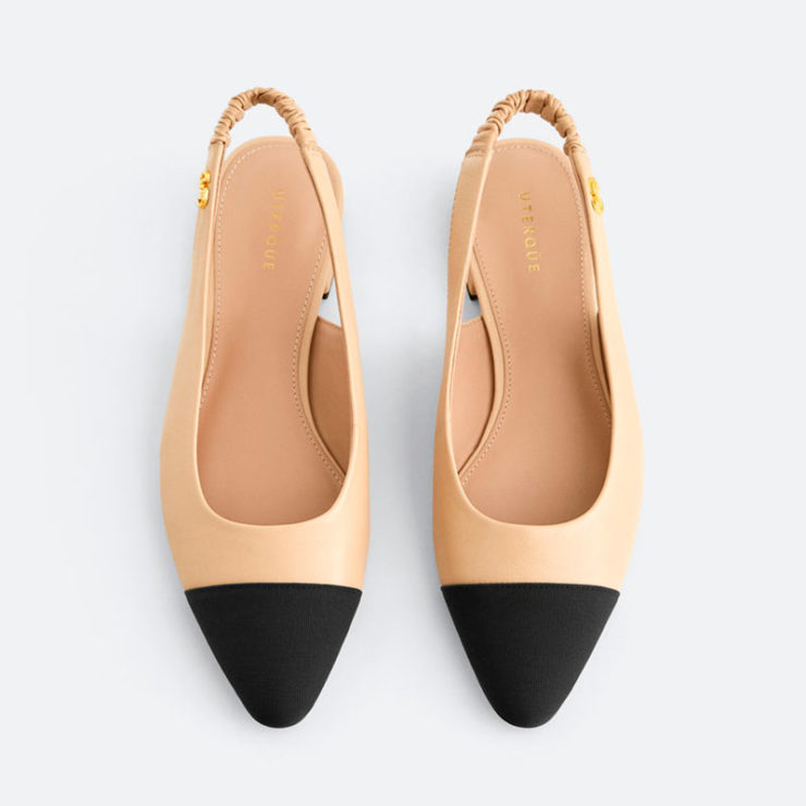 Look for Less: Chanel Bicolor Slingbacks