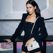 Look for Less: Versace’s Gold Button Blazer Dress