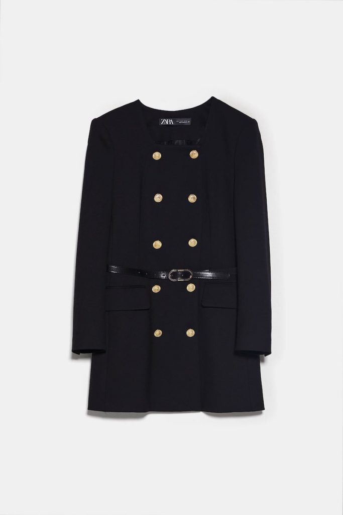 belted frock coat zara