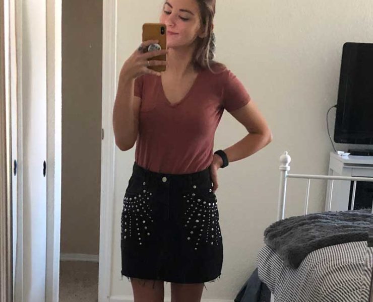 My Casual Spring Skirt #OOTD