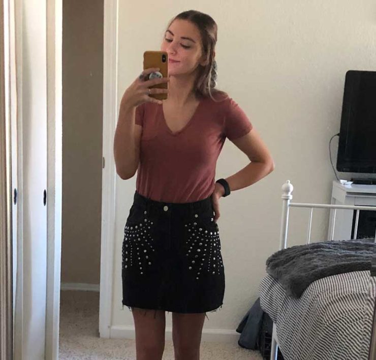 My Casual Spring Skirt #OOTD