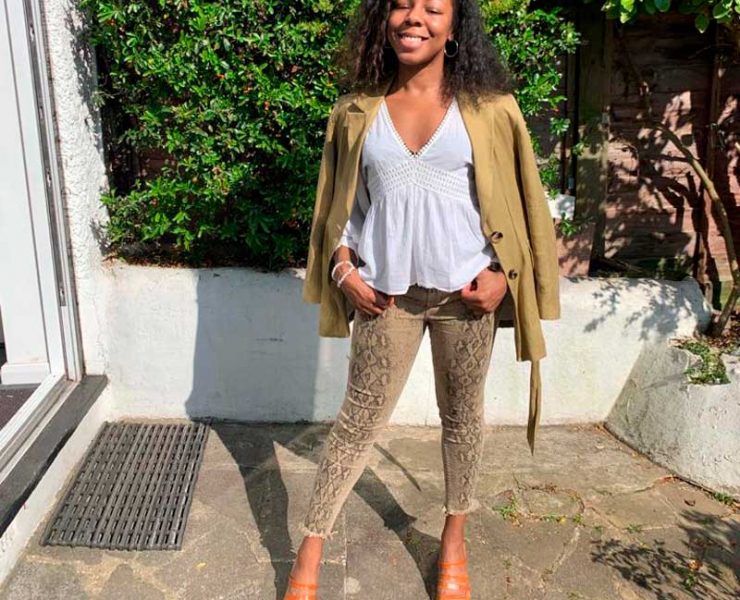My Spring Snakeskin Print #OOTD
