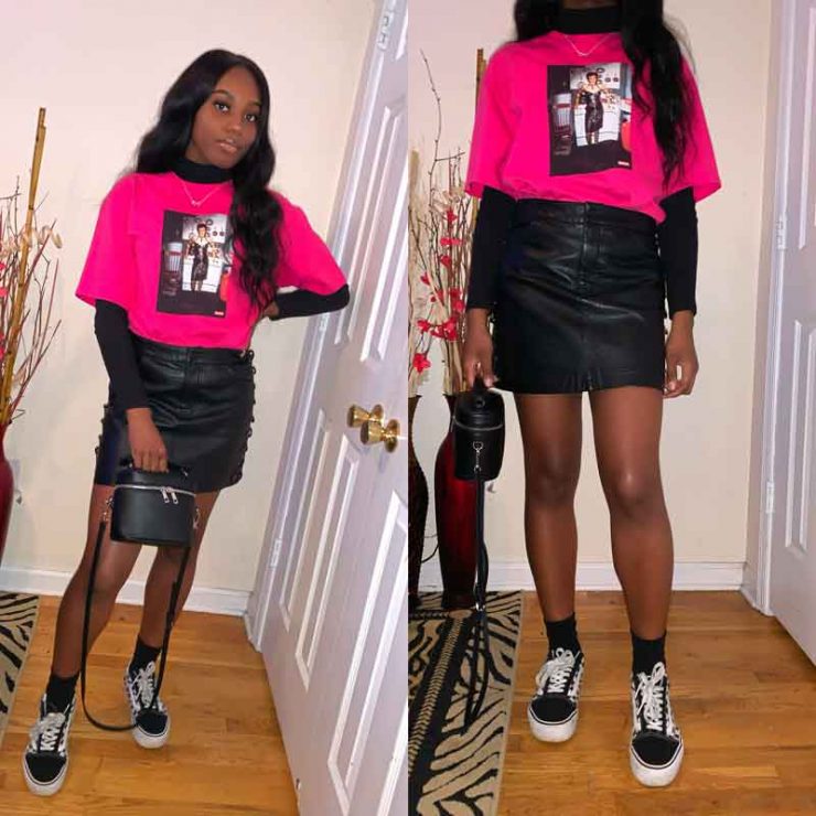 How to Pair Sneakers With a Skirt #OOTD