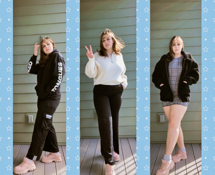 3 Ways to Style Platform Sneakers #OOTD