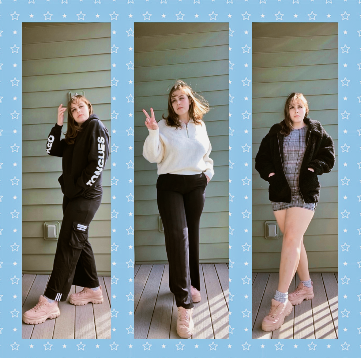 3 Ways to Style Platform Sneakers #OOTD 3 Ways to Style Platform Sneakers #OOTD