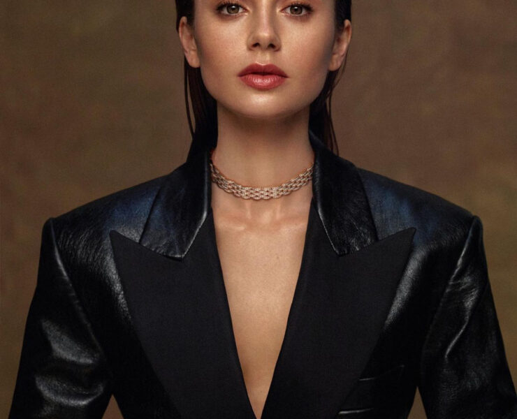 Look for Less: Lily Collins’ Vogue Arabia Photoshoot