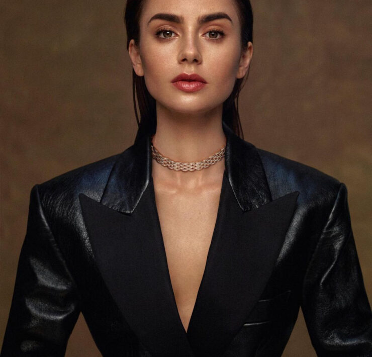 Look for Less: Lily Collins’ Vogue Arabia Photoshoot