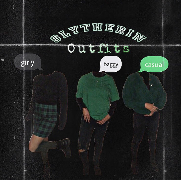 Easy Slytherin Outfits: Cool Weather Edition
