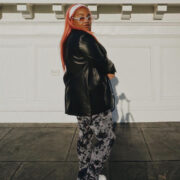 Pretty in Pink & Leather #OOTD