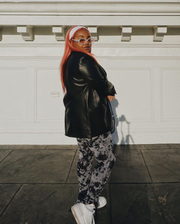 Pretty in Pink & Leather #OOTD