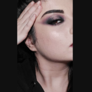 #GRWM: Pink Glitter Halo Smokey Eye
