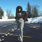 Zebra Stripes and Platform Boots #OOTD