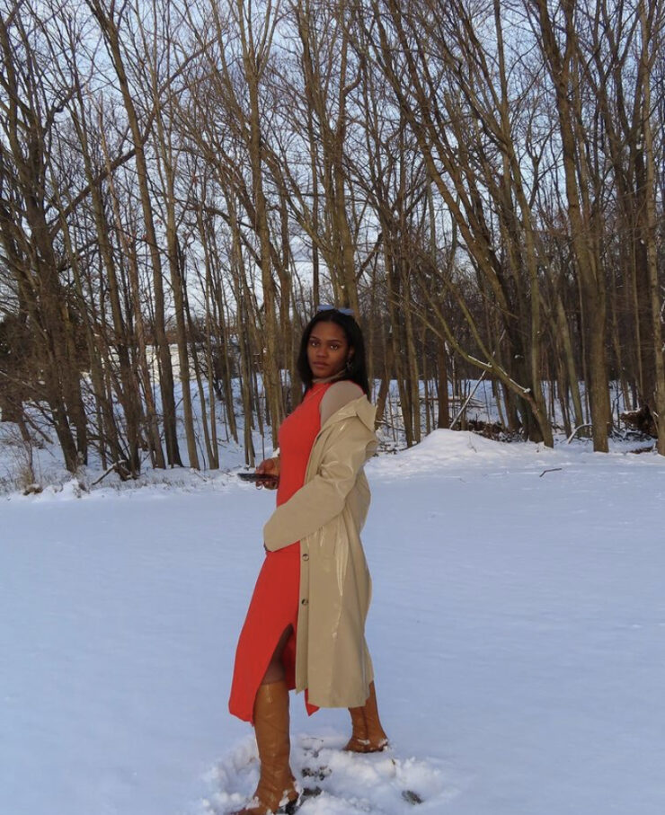 The Snow Never Stopped a Fashionista