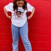 Just Me Admiring My New Favorite Shoes and Shirt 🤍 #OOTD