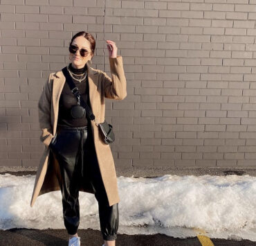 Luxurious in Faux Leather and Gold #OOTD Luxurious in Faux Leather and Gold #OOTD