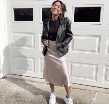 Leather n Satin #OOTD Leather n Satin #OOTD