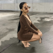 Little Brown Dress 🤎 #OOTD