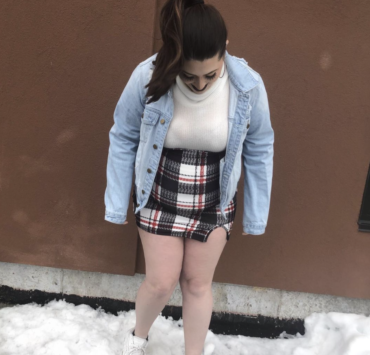 Denim + Plaid #OOTD Denim + Plaid #OOTD