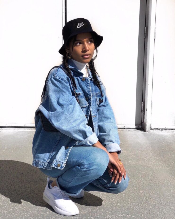 Denim From Head to Toe #OOTD