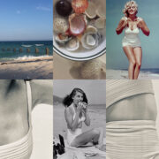 My Sunday at The Beach #OOTD: Mara Hoffman “Sia” Pleated Bandeau Bikini Top And “Lydia” Bottom