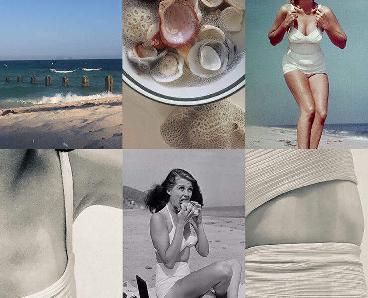 My Sunday at The Beach #OOTD: Mara Hoffman “Sia” Pleated Bandeau Bikini Top And “Lydia” Bottom