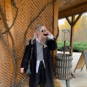 Looking Fine Sipping Wine