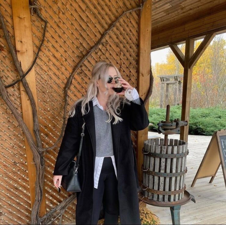 Looking Fine Sipping Wine