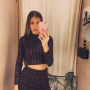 Outfit Check: Plaid Top and Skirt