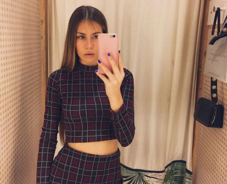 Outfit Check: Plaid Top and Skirt