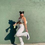 Pastel Green and White #OOTD