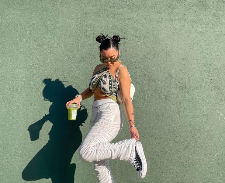 Pastel Green and White #OOTD