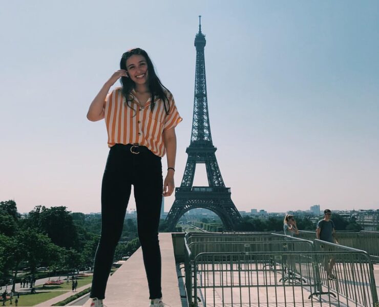 Posing With the Eiffel Tower