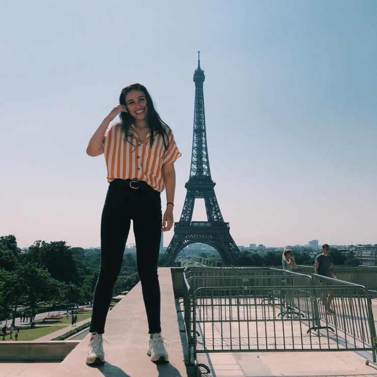 Posing With the Eiffel Tower