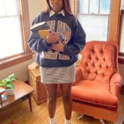 Hitting the Books, Serving a Look #OOTD