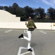 Green in the Parking Lot #OOTD