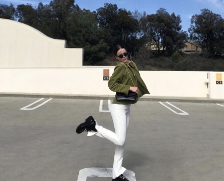 Green in the Parking Lot #OOTD