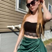 Gorgeous Green Satin