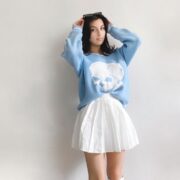 Skull Print Cardigan #OOTD