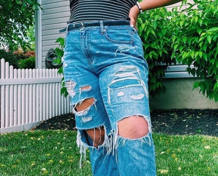 Distressed Denim #OOTD