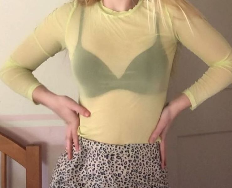 Sheer Top Look Sheer Top Look