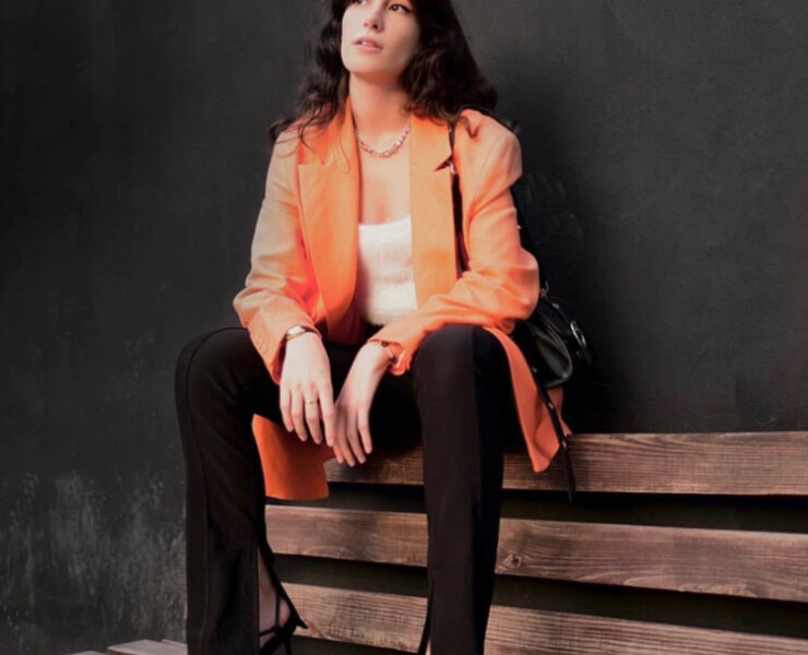 Styling a Bright Colored Blazer