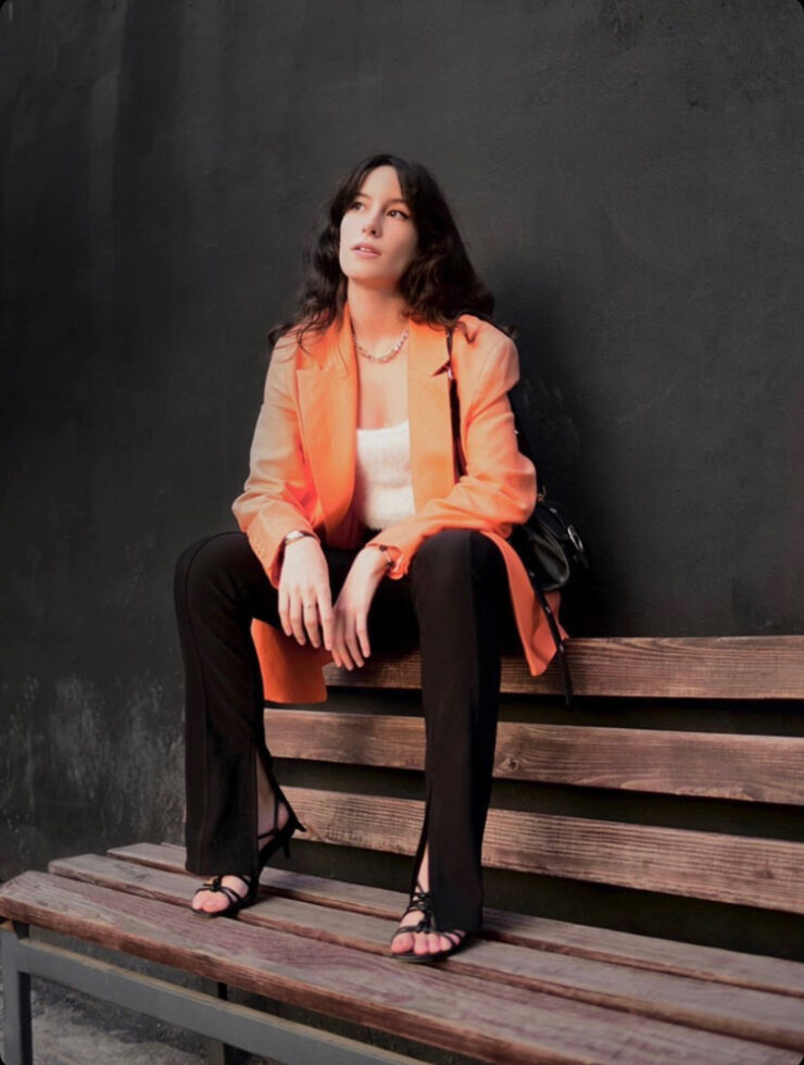 Styling a Bright Colored Blazer